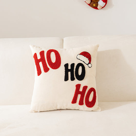 Funda de Almohada Navideña con Bordado - Decoración Festiva para el Hogar - Image 7