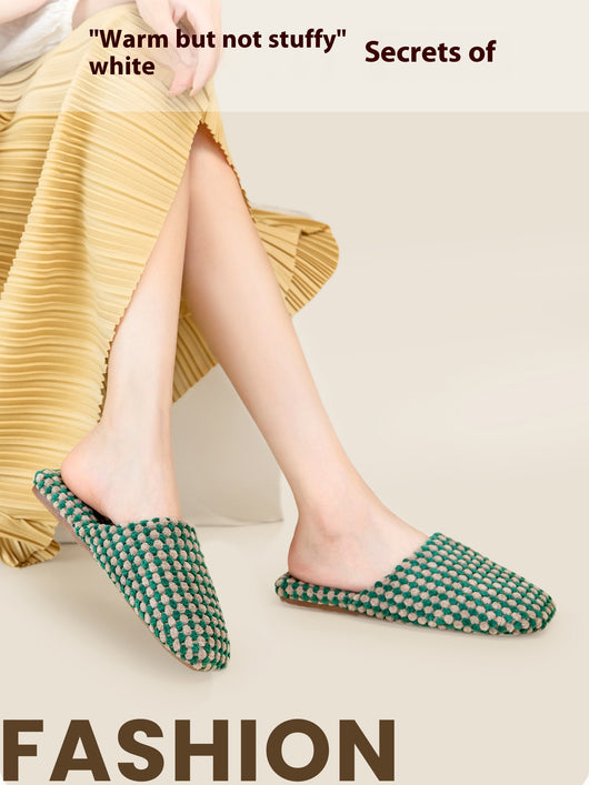 Pantuflas de Pareja en Ante Cálido - Comodidad de Algodón para Toda la Familia - Image 13