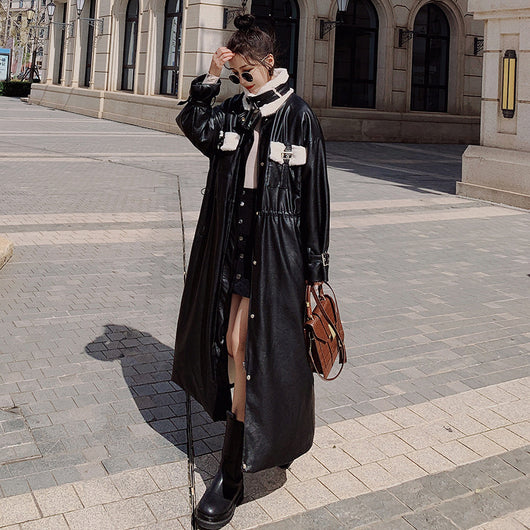 Abrigo de Invierno para Mujer con Detalles de Piel de Conejo y Algodón - Image 10