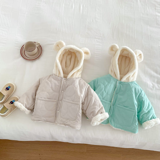 Ropa de Bebé Acolchada con Forro Polar Cálido