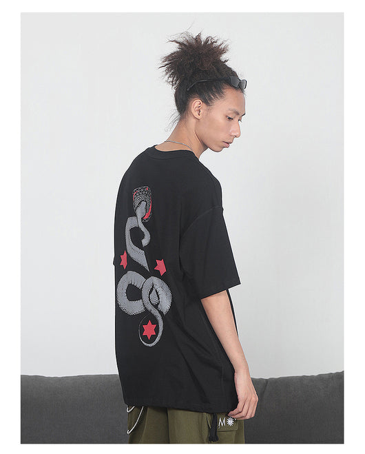 Playera con Estampado de Serpiente - Image 4