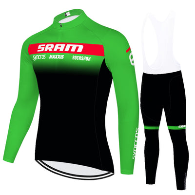 Conjunto de Ciclismo Respirable de Manga Larga para Verano - Image 2