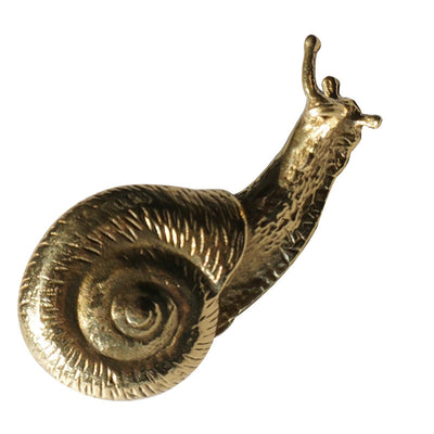 Tirador de Caracol Retro Europeo en Latón para Muebles y Puertas - Image 4