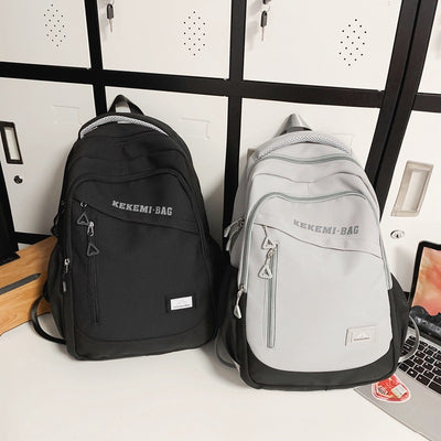 Mochila Escolar de Gran Capacidad con Diseño Casual y Coordinado - Image 12