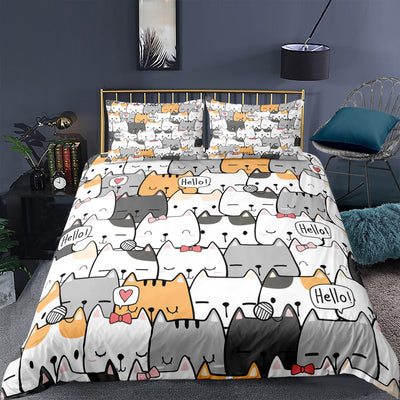 Juego de Funda Nórdica y Almohada Kitty Series - Image 9