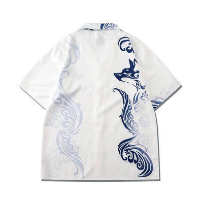 Conjunto Corto Estampado Totem Blanco para Hombre - Diseño Moderno y Versátil - Image 5