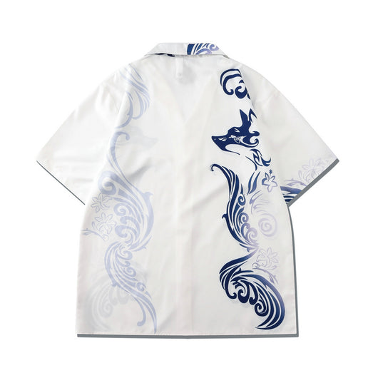 Conjunto Corto Estampado Totem Blanco para Hombre - Diseño Moderno y Versátil - Image 5