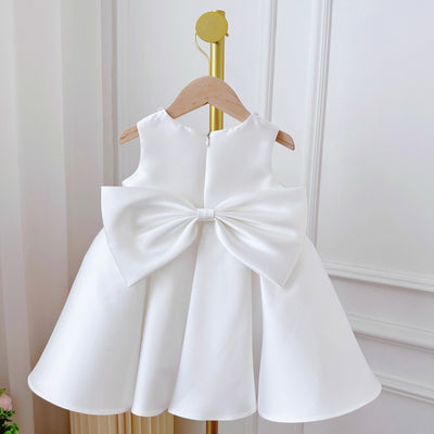 Conjunto de Dos Piezas Estilo Coreano para Niña - Vestido Blanco Clásico - Image 14