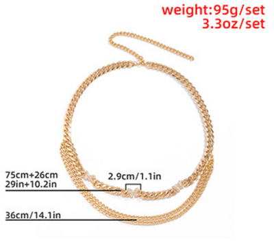 Jeans Punk Metal para Mujer con Cadena en la Cintura - Image 8