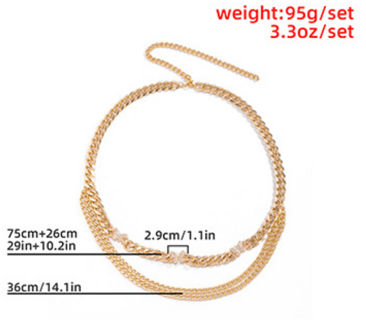 Jeans Punk Metal para Mujer con Cadena en la Cintura - Image 8