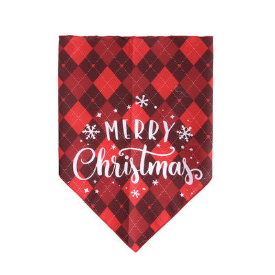 Babero Triangular Navideño para Mascotas - Toalla Absorbente para Perros - Image 22