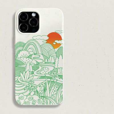 Funda Biodegradable de Caña de Trigo Ecológica para Teléfono