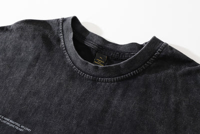 Camiseta Suelta Estampado Huesos para Hombre - Image 5