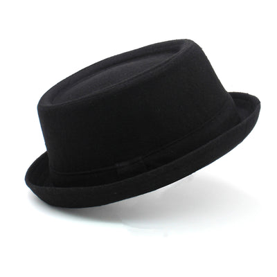 Sombrero Fedora Retro Ajustable de Ala Plana para Hombre - Image 3