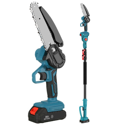 Motosierra Eléctrica Recargable de Batería Litio para Jardín - Image 6
