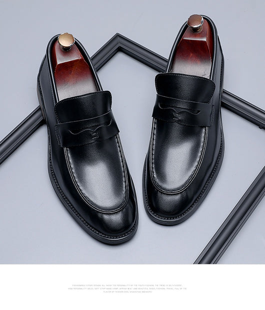 Zapatos de Cuero Minimalistas Estilo Británico para Hombre - Casuales y Formales - Image 11