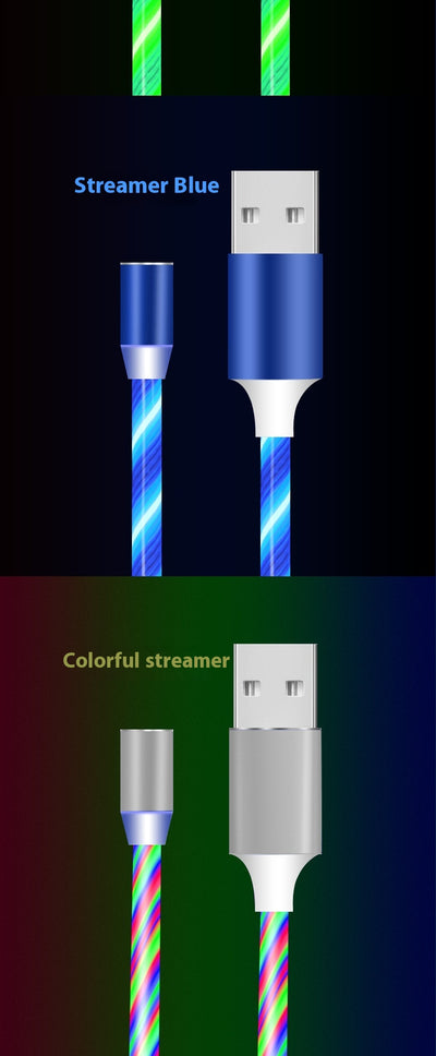 Cable USB Magnético 3 en 1 con Diseño Arcoíris - Carga Rápida Universal - Image 20