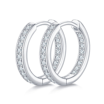 Aretes de Moissanita en Plata de Ley con Diamantes de Alta Calidad - Image 13