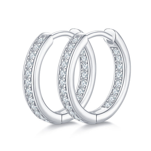 Aretes de Moissanita en Plata de Ley con Diamantes de Alta Calidad - Image 13