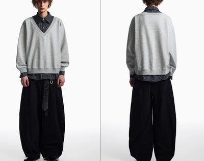 Suéter Hombre Cuello Camisero Tartán Otoño Efecto Dos Piezas - Image 11