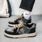 Tenis Casuales Hombre Diseño Artístico Pintura Óleo Tendencia Estudiante Zapatos Deportivos