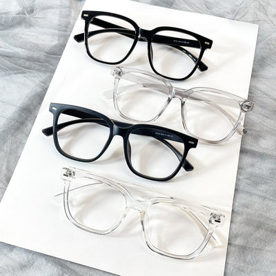 Gafas Decorativas Marco Negro Liso - Estilo Street Snap para Mujer - Image 23