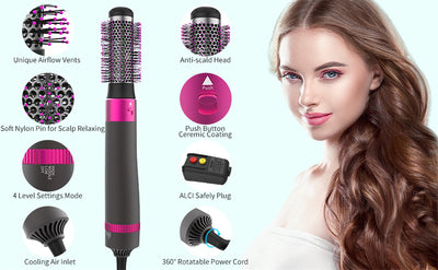 Secador y Plancha de Cabello 5 en 1 con Rizador Automático - Image 21