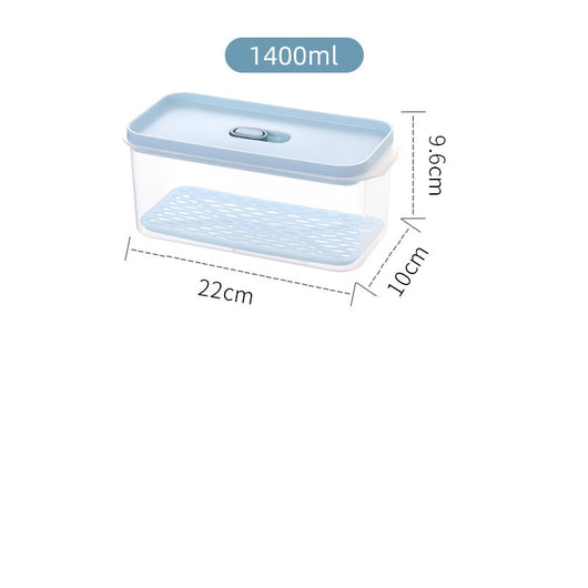 Contenedor Antibacterial para Refrigerador con Drenaje - Frutas y Alimentos Frescos - Image 11