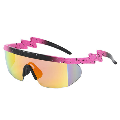 Gafas de Sol Deportivas Unisex con Diseño Irregular - Protección UV para Ciclismo y Actividades Outdoor - Image 4