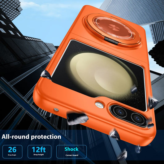 Funda Magnética Giratoria 360° para Samsung Galaxy Z Flip6 con Soporte Plegable - Image 7