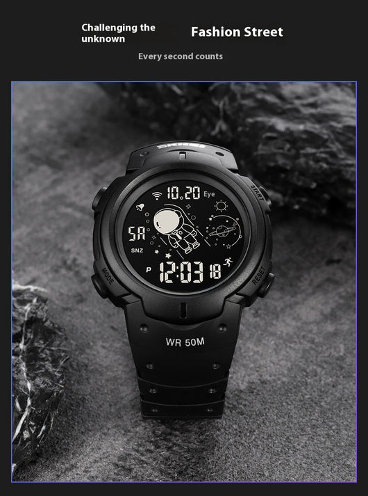 Reloj Deportivo Inteligente Astronauta para Estudiantes de Secundaria - Image 12