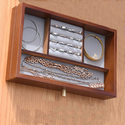 Caja Organizadora de Madera para Joyas y Maquillaje - Image 12