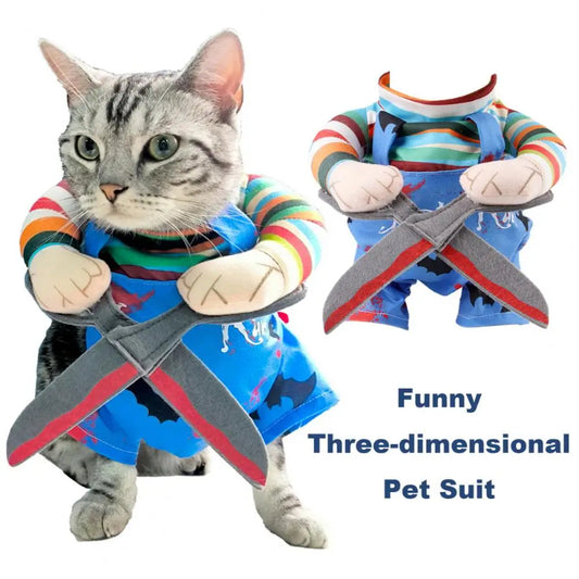 Disfraz de Halloween para Mascotas - Traje de Tijeras Ajustable para Perros y Gatos - Image 2