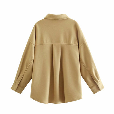 Camisa Boyfriend Suelta con Solapa - Estilo Desenfadado - Image 8