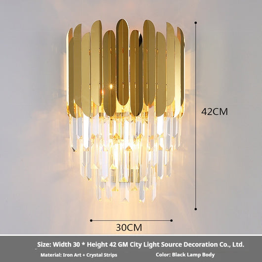 Lámpara de Pared Cristal Lujo Moderno - Diseño Creativo Contemporáneo - Image 14
