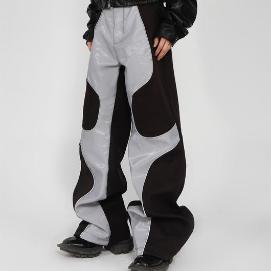 Pantalones Casuales de Cintura Alta Versátiles para Mujer - Image 3