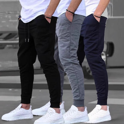 Pantalones Casuales Retro Europeos de Algodón Terry para Hombre - Image 2