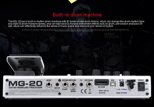 Procesador de Efectos para Guitarra Eléctrica MG-20 - Image 2