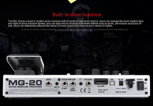 Procesador de Efectos para Guitarra Eléctrica MG-20 - Image 2