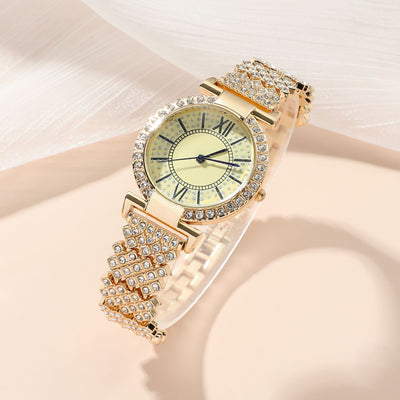 Reloj de Oro Lujo con Diamantes para Mujer - Elegancia Completa - Image 5