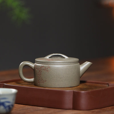 Tetera Artesanal de Barro Púrpura con Boca Ancha - Té Premium Hanwa - Image 2