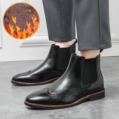 Botas Cortas de Invierno para Hombre Talla Grande con Forro Polar - Image 16