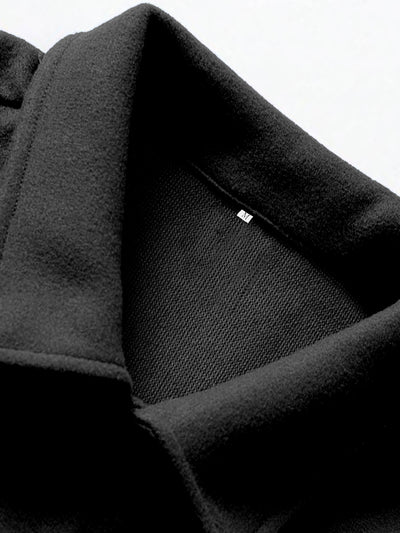 Abrigo Elegante para Hombre con Botones y Bolsillos de Solapa - Image 8