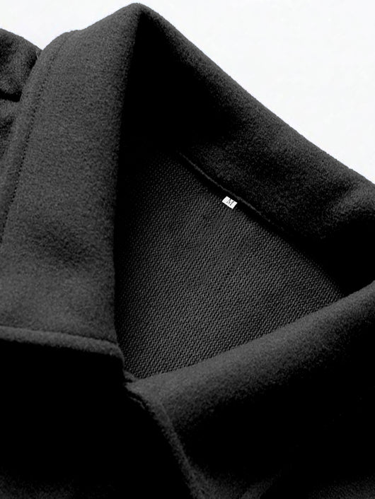 Abrigo Elegante para Hombre con Botones y Bolsillos de Solapa - Image 8