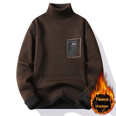 Suéter Holgado de Terciopelo Grueso para Hombre - Abrigo Cálido Invierno - Image 12