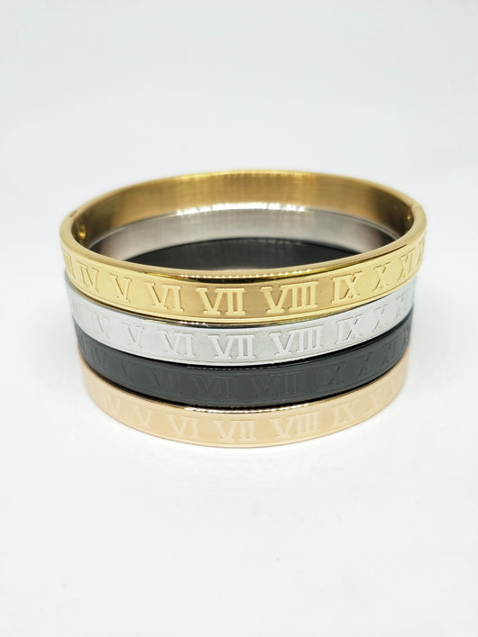Pulsera Fashion Roma Cinco Colores en Acero Inoxidable 18K - Image 6