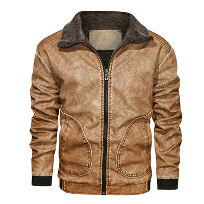 Chaqueta de Invierno Mountainskin PU para Hombre - Abrigo Grueso y Cálido - Image 9