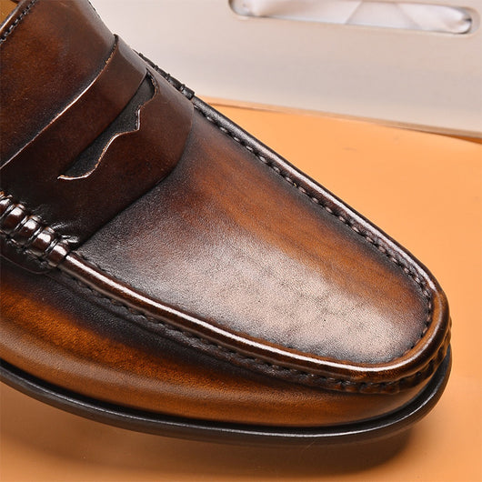 Zapatos Casuales de Cuero Transpirable para Hombre - Image 3
