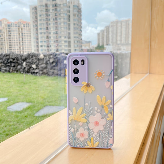 Funda para teléfono con flores en relieve - Image 11