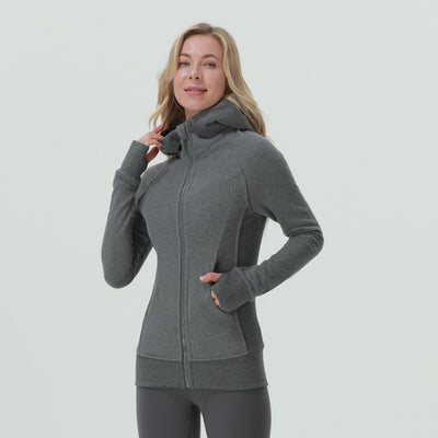 Sudadera Deportiva con Capucha y Cierre Completo para Yoga - Image 5